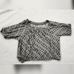 LOFT green floral blouse